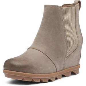 Sorel Joan of Arctic ll Wedge Chelsea Snow Boot - Taupe Grey size 10